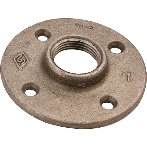 Floor Flange Blk Malleable 1In, Prosource, Mfr#: 27-1B